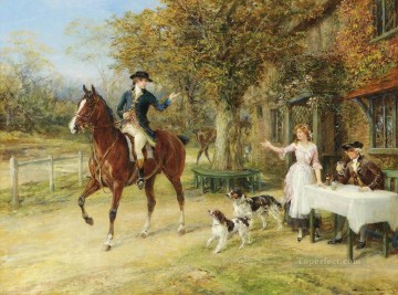 ヘイウッド・ハーディ Painting - 楽しいお別れヘイウッド・ハーディの乗馬